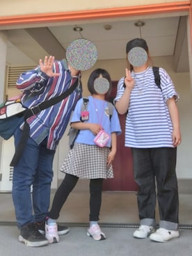 「アイテム（キャップ）」を使った、ぴよりあさん（レディース・155cm）の春コーディネート