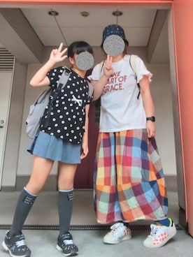「Ocean&Ground（オーシャン&グラウンド）のアイテム」を使った、ぴよりあさん（レディース・155cm）の秋コーディネート