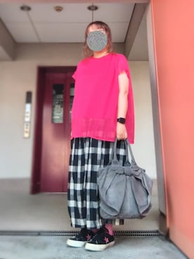 「アイテム（アナログ腕時計）」を使った、ぴよりあさん（レディース・155cm）の秋コーディネート