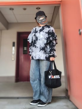 「Sugar spoon（シュガースプーン）のアイテム」を使った、ぴよりあさん（レディース・155cm）の春コーディネート