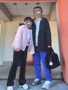 「FRAPBOIS（フラボア）のアイテム」を使った、ぴよりあさん（レディース・155cm）の冬コーディネート