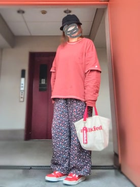 「Reebok(リーボック)のアイテム」を使った、ぴよりあさん(レディース・155cm)の秋コーディネート