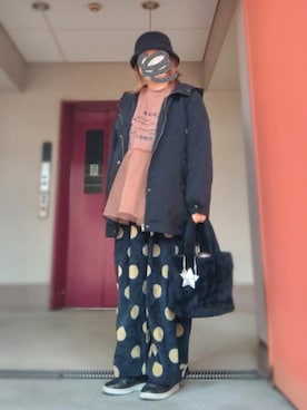 「SHOO・LA・RUE（シューラルー）のアイテム」を使った、ぴよりあさん（レディース・155cm）の秋コーディネート