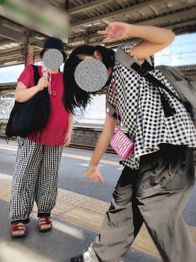 「KBF（ケイビーエフ）のアイテム」を使った、ぴよりあさん（レディース・155cm）の夏コーディネート