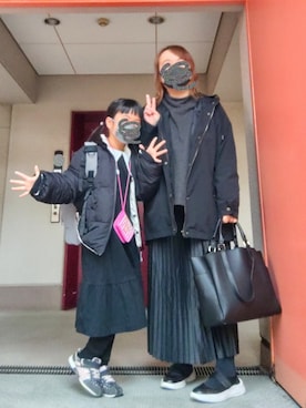 「アイテム（ワンピース）」を使った、ぴよりあさん（レディース・155cm）の秋コーディネート