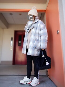 「Abahouse Devinette（ドゥヴィネット）のアイテム」を使った、ぴよりあさん（レディース・155cm）の冬コーディネート