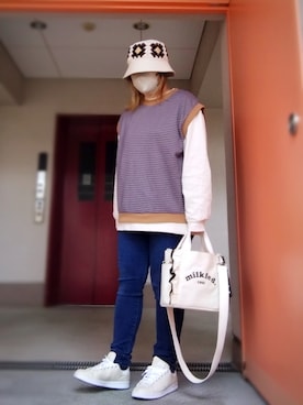 ぴよりあさん（レディース・155cm）の春コーディネート