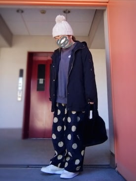 「Abahouse Devinette（ドゥヴィネット）のアイテム」を使った、ぴよりあさん（レディース・155cm）の春コーディネート