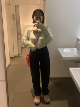 「feepur（フェピュール）のアイテム（チノパンツ）」を使った、ミカンさん（レディース・157cm）の夏コーディネート