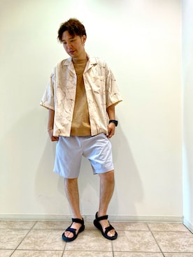 「JUNRED（ジュンレッド）のアイテム（ネックレス）」を使った、せいじさん（メンズ・175cm）の夏コーディネート