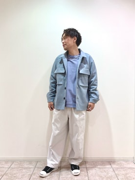 「爽やかコーデ」｜「アイテム（ブルゾン）」を使った、せいじさん（メンズ・175cm）の秋コーディネート