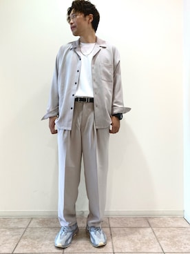 「JUNRED（ジュンレッド）のアイテム（トップス）」を使った、せいじさん（メンズ・175cm）の秋コーディネート