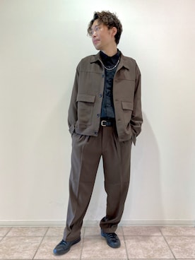 「JUNRED（ジュンレッド）のアイテム」を使った、せいじさん（メンズ・175cm）の秋コーディネート