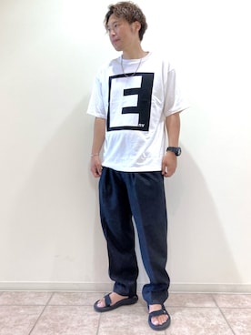 「Teva（テバ）のアイテム」を使った、せいじさん（メンズ・175cm）の夏コーディネート