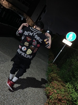 「BLACKTAILOR（ブラックテイラー）のアイテム」を使った、yoseさん（メンズ・170cm）の冬コーディネート