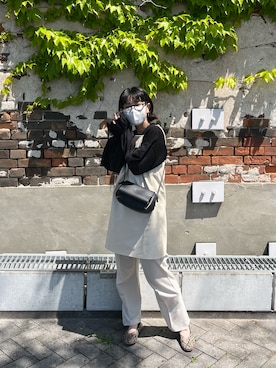 「ごきげんウィーク」｜「アイテム（その他トップス）」を使った、karenさん（レディース・154cm）の春コーディネート