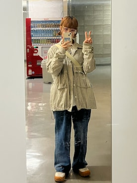 「メンズライク女子」｜karenさん（レディース・154cm・20代）の秋コーディネート