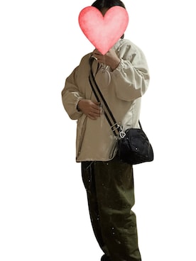 「Samansa Mos2 blue（サマンサモスモスブルー）のアイテム」を使った、みくさん（レディース・153cm）の春コーディネート