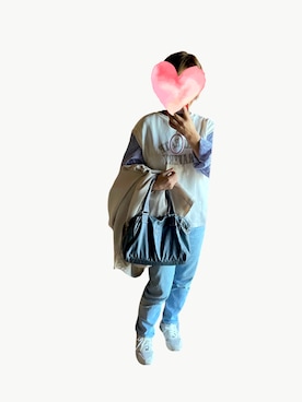 「アイテム（ジャージ）」を使った、みくさん（レディース・153cm）の秋コーディネート