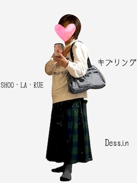 「kipling（キプリング）のアイテム」を使った、みくさん（レディース・153cm）の秋コーディネート