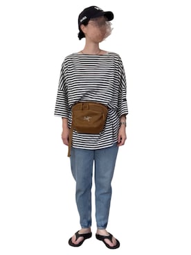 「ARC'TERYX（アークテリクス）のアイテム（ショルダーバッグ）」を使った、misakiさん（レディース・162cm）の秋コーディネート