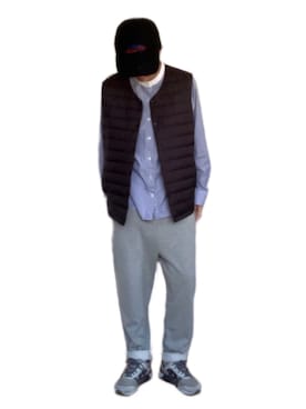 「kha:ki（カーキ）のアイテム」を使った、misakiさん（レディース・162cm）の冬コーディネート