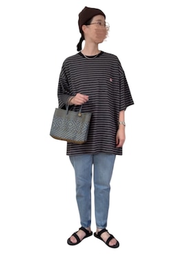 「Teva（テバ）のアイテム（サンダル）」を使った、misakiさん（レディース・162cm）の秋コーディネート