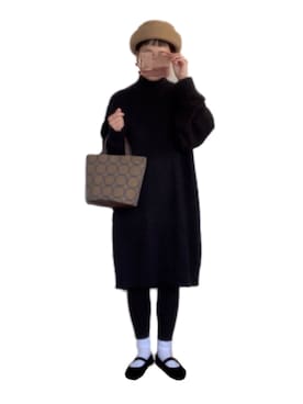 misakiさん（レディース・162cm）の冬コーディネート