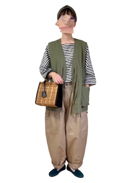 「JOURNAL STANDARD relume（ジャーナルスタンダード　レリューム）のアイテム（その他）」を使った、misakiさん（レディース・162cm）の夏コーディネート