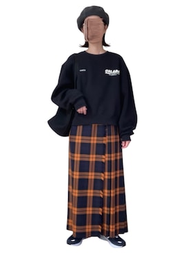「ラップスカート」｜misakiさん（レディース・162cm）の秋コーディネート