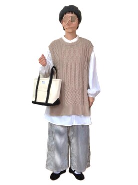 misakiさん（レディース・162cm）の春コーディネート