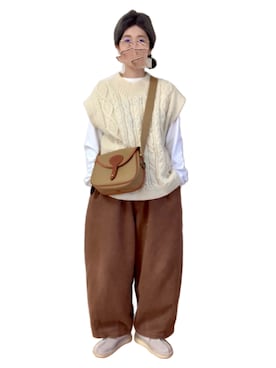 「DANA FANEUIL（ダナファヌル）のアイテム」を使った、misakiさん（レディース・162cm）の春コーディネート