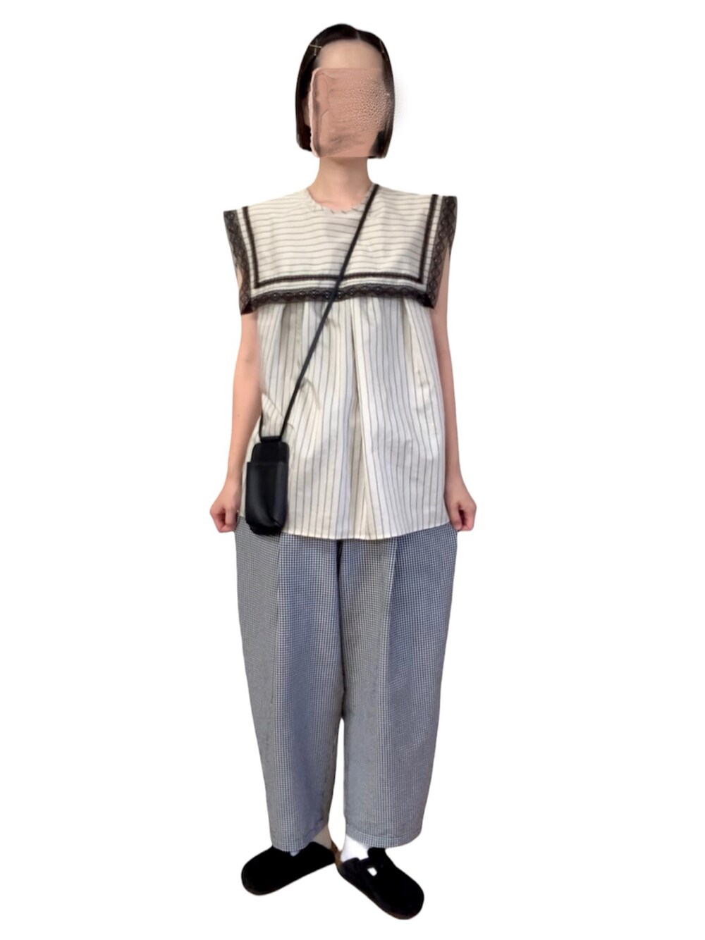 THE SHINZONE（ザ シンゾーン）の「BOX COLLAR BLOUSE(STRIPE)（シャツ 