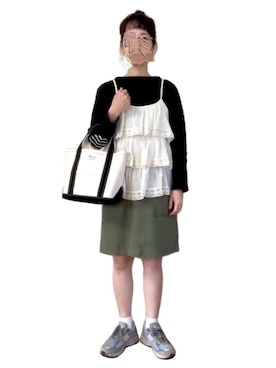 misakiさん（レディース・162cm）の春コーディネート