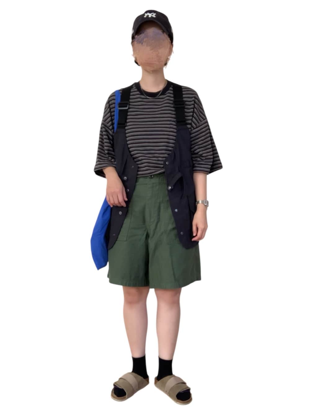 トップス Misaki シボジャカードタックギャザートップス【洗濯機洗い可