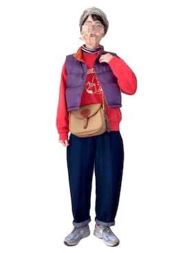 misakiさん（レディース・162cm）の冬コーディネート