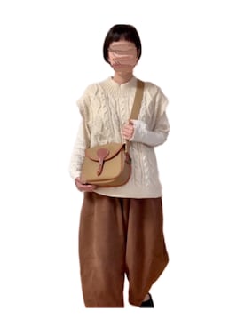 「アイテム（その他シューズ）」を使った、misakiさん（レディース・162cm）の冬コーディネート