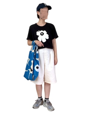 「ニコアンド」｜「アイテム（スニーカー）」を使った、misakiさん（レディース・162cm）の夏コーディネート