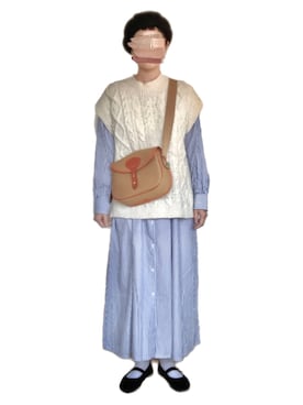 「DANA FANEUIL（ダナファヌル）のアイテム」を使った、misakiさん（レディース・162cm）の冬コーディネート