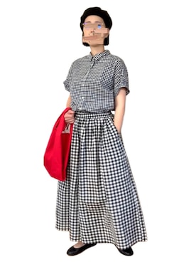 「MASTER&Co（マスターアンドコー）のアイテム（バッグ）」を使った、misakiさん（レディース・162cm）の夏コーディネート