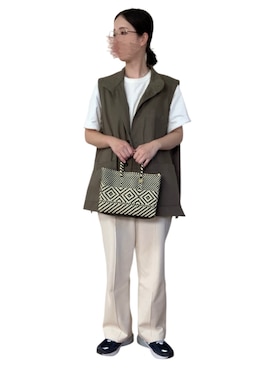 「Yarmo（ヤーモ）のアイテム」を使った、misakiさん（レディース・162cm）の秋コーディネート