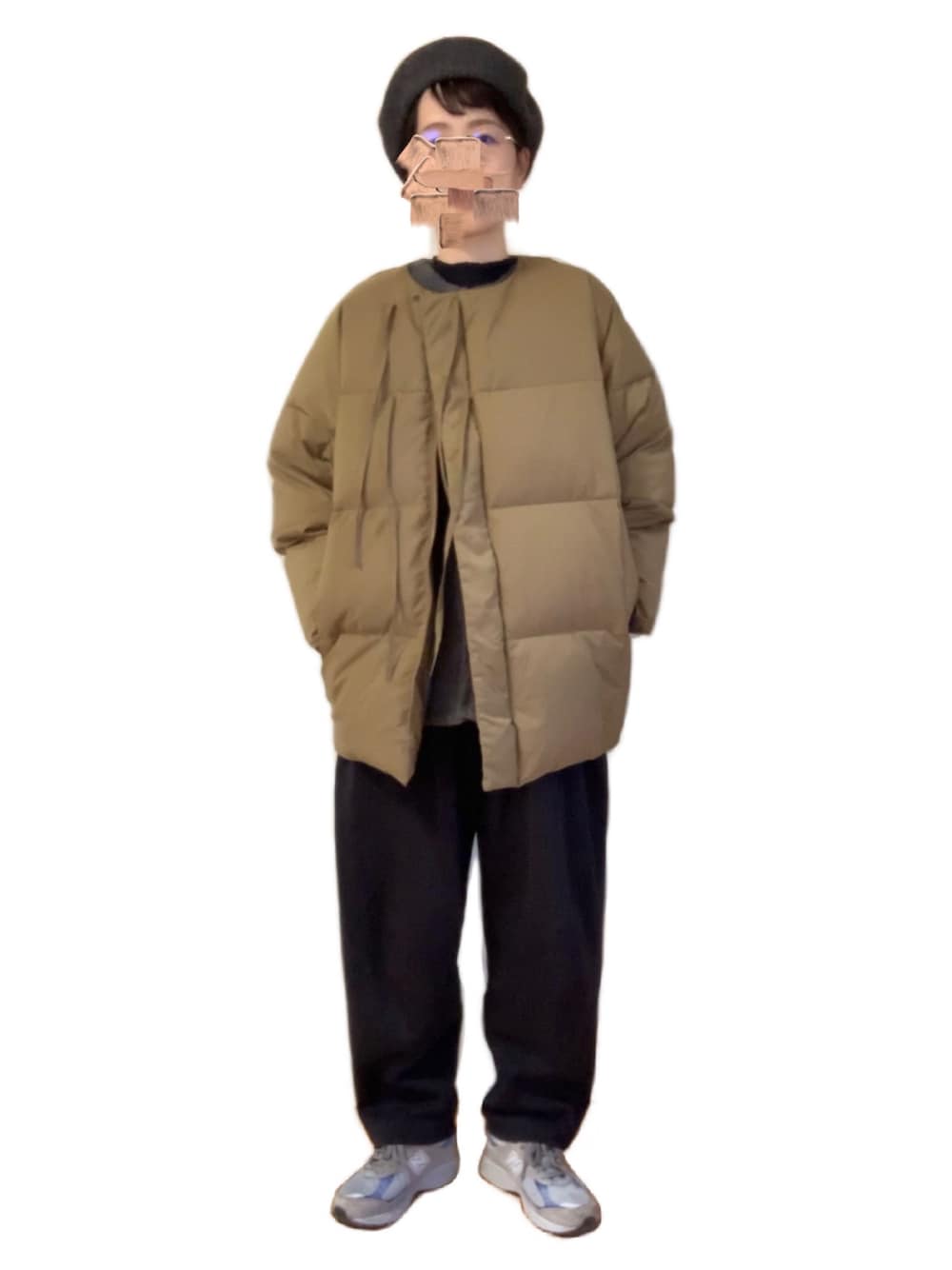 BEAMS BOY ソロテックス コットン ナイロン ダウンジャケット BEAMS BOY - 【KHAKI】【FREE】BEAMS BOY / ソロテックス