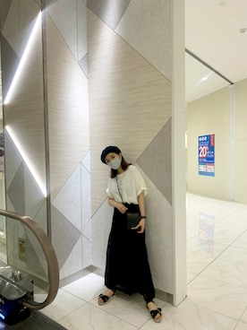 「FREE'S MART（フリーズマート）のアイテム（帽子）」を使った、miwaさん（レディース・155cm）の夏コーディネート
