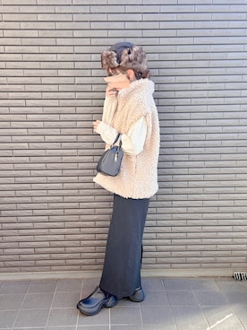 nenekokoさん(レディース・163cm)の冬コーディネート