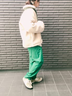 「ISOOK（アイスー）のアイテム（スウェット）」を使った、nenekokoさん（レディース・163cm）の秋コーディネート