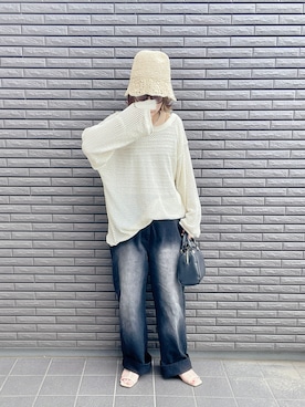 「スターティングオーバー」｜「アイテム（サンダル）」を使った、nenekokoさん（レディース・163cm）の夏コーディネート