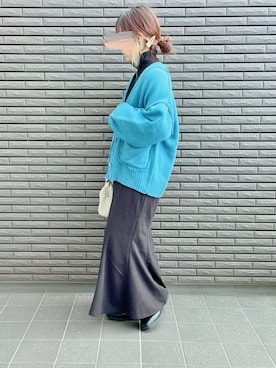 「ボストンバッグ」｜nenekokoさん（レディース・163cm）の冬コーディネート