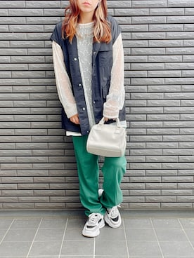 「ボストンバッグ」｜nenekokoさん（レディース・163cm）の春コーディネート