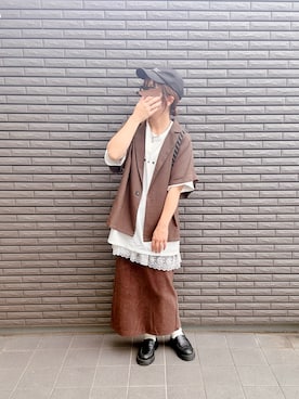 「Java（ジャバ）のアイテム」を使った、nenekokoさん（レディース・163cm）の秋コーディネート