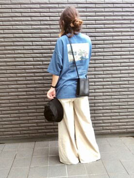 「LEPSIM（レプシィム）のベルトアツゾコサンダル　790591（サンダル）」を使った、nenekokoさん（レディース・163cm）の夏コーディネート